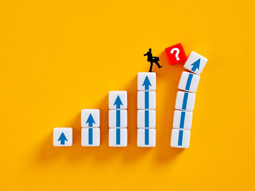 Climbing the corporate ladder.