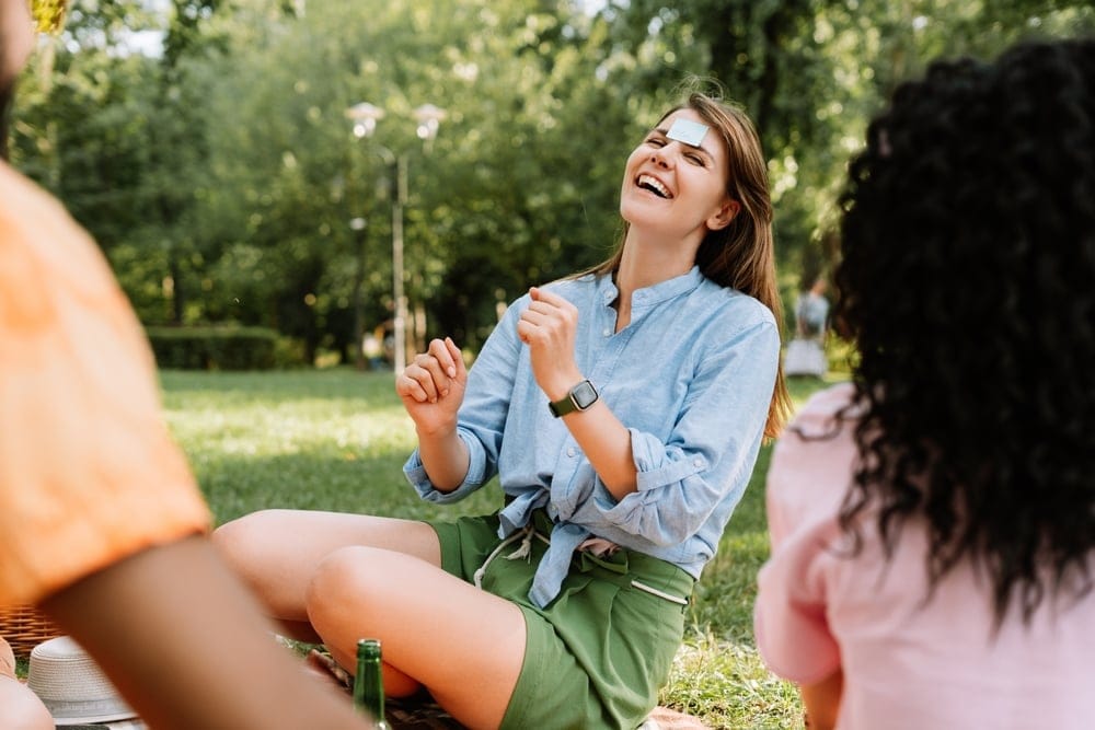 Friends enjoying the outdoors.