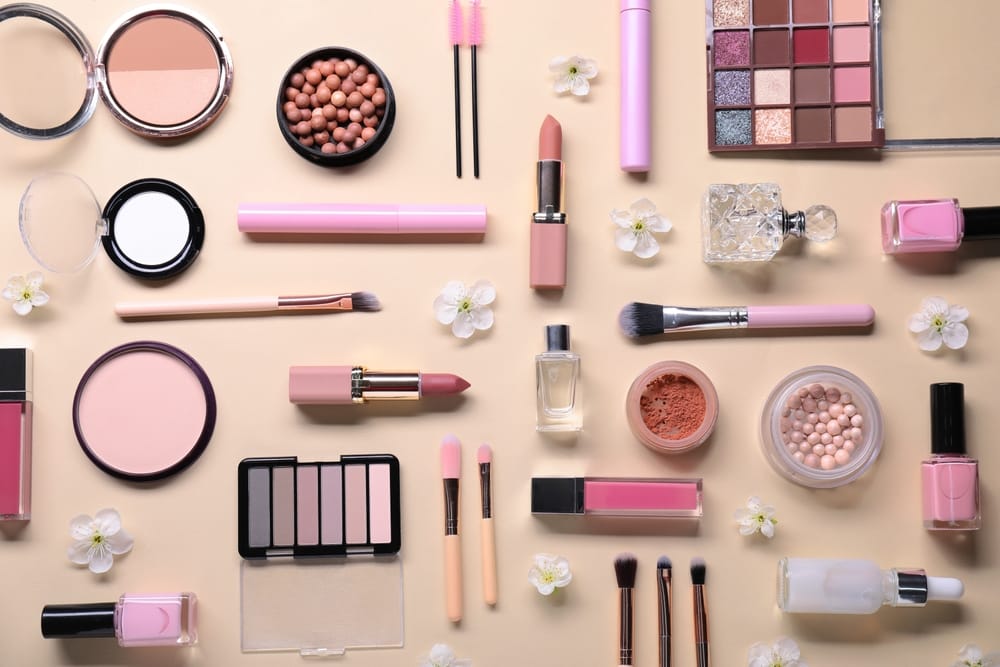 Makeup products.