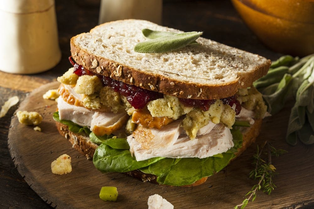 Delicious sandwich.