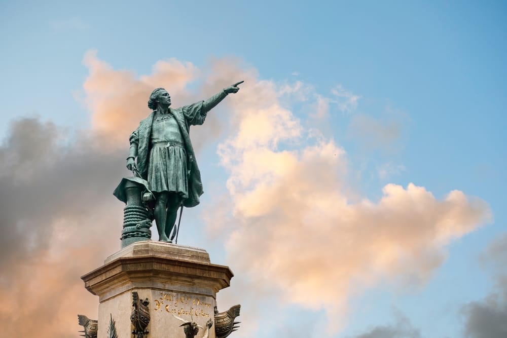 Christopher Columbus statue.