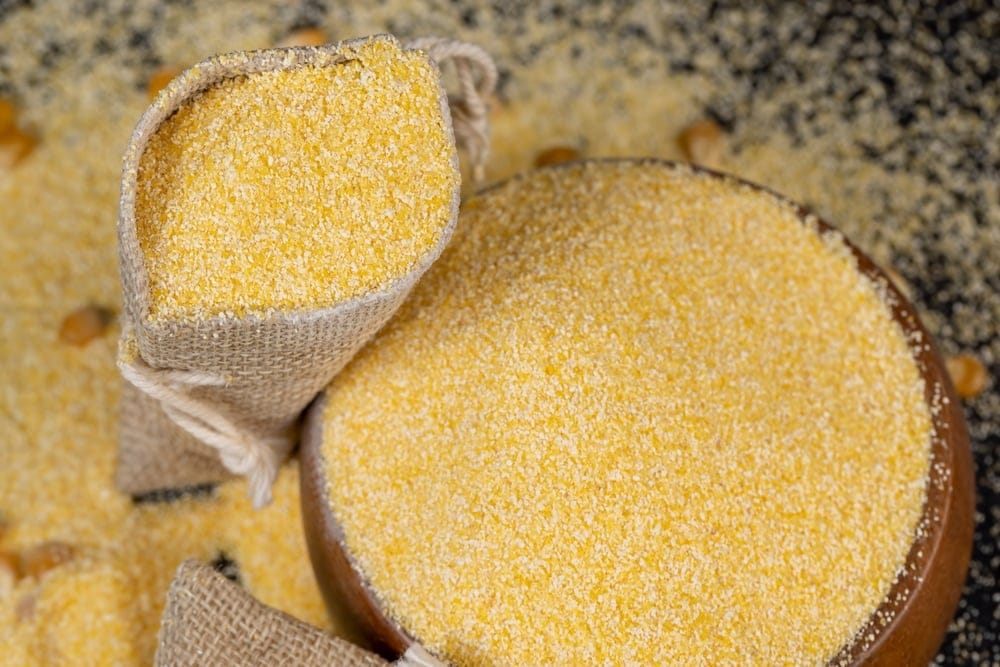 Yellow corn to make chips.