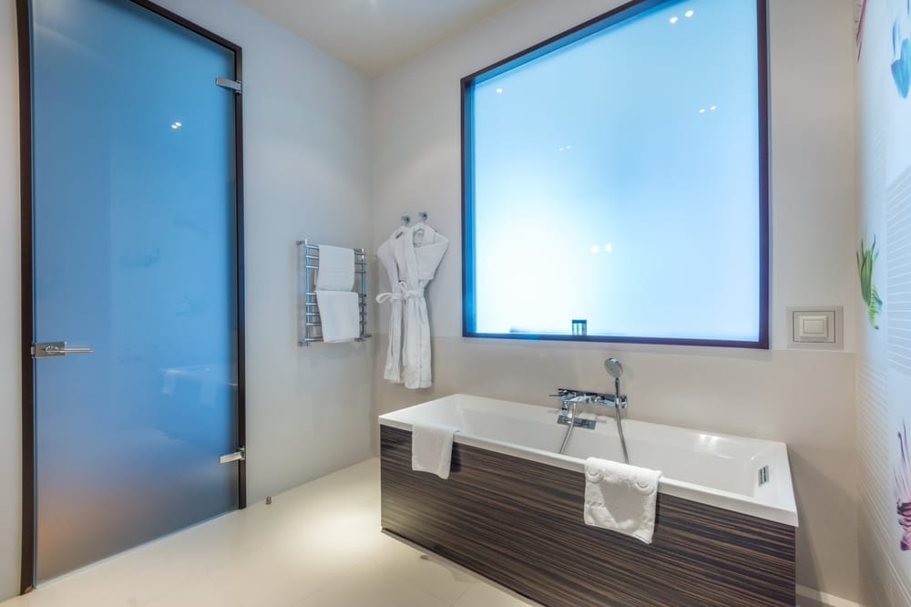 Bathroom in a home.