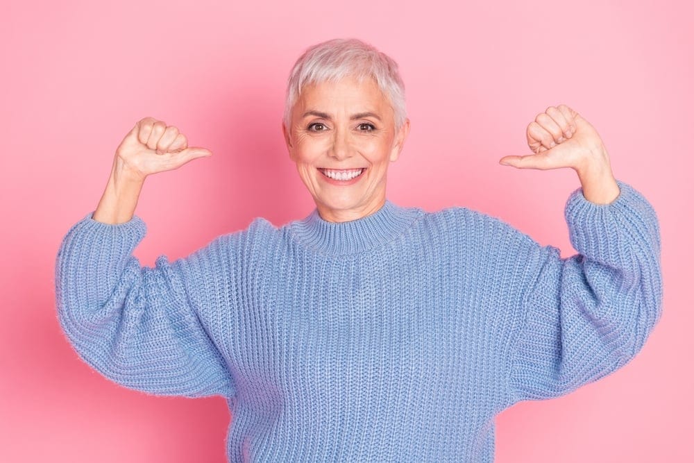 Portrait of confident older woman.