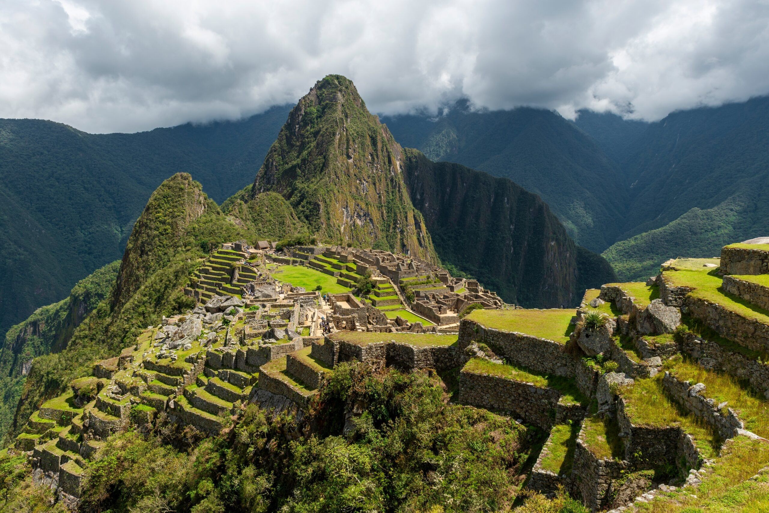 Historical Sanctuary of Machu Picchu Inca Ruin.