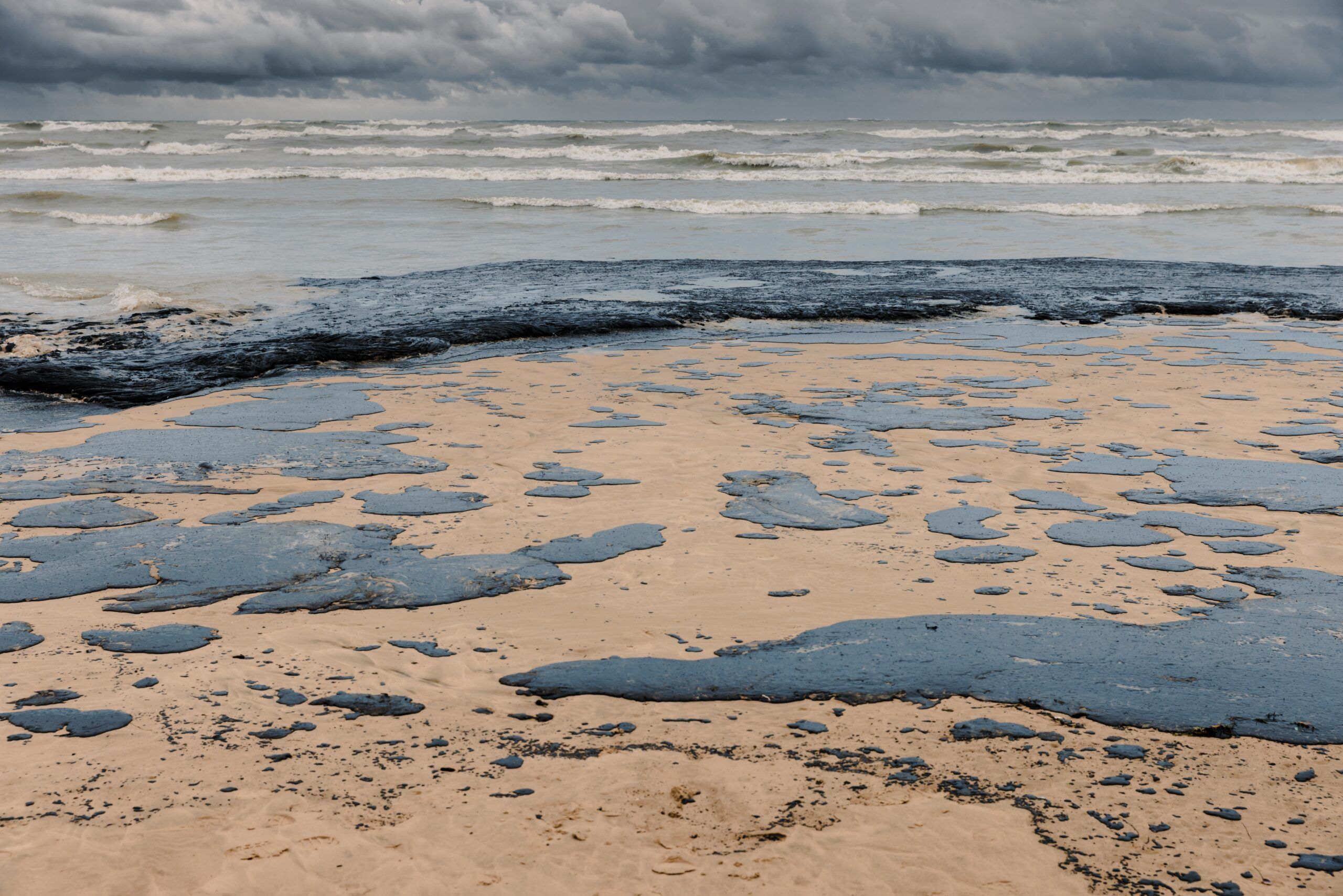 Coastline at the beach.