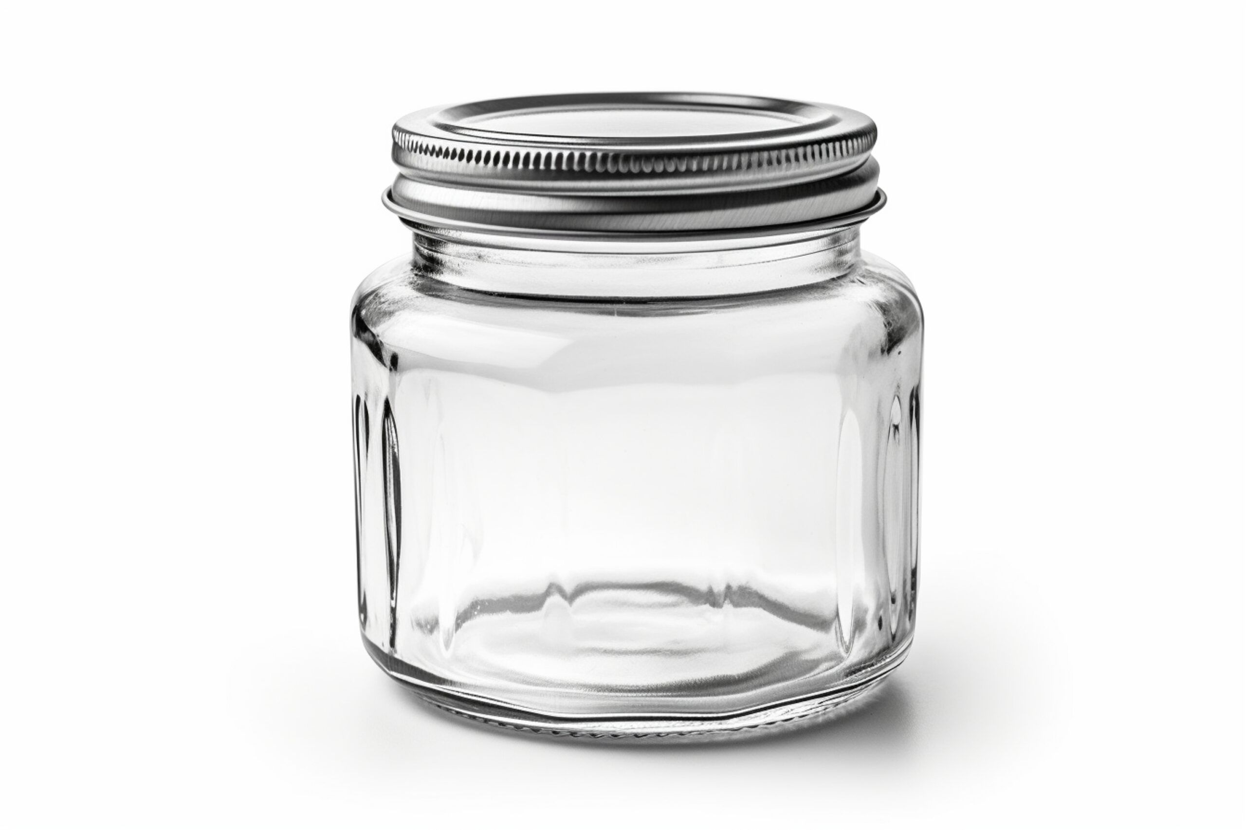 An empty mason jar.