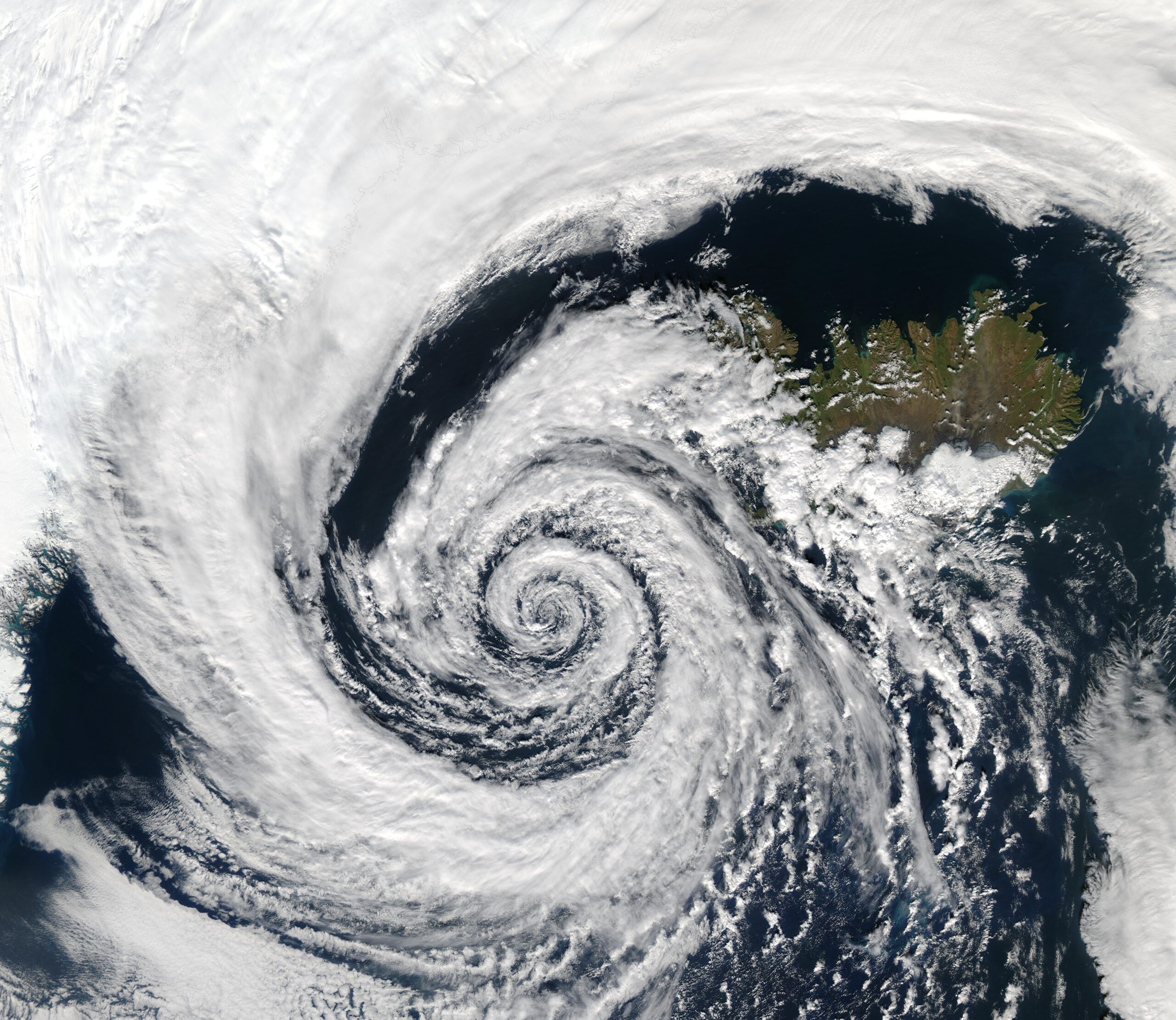 An extratropical cyclone.
