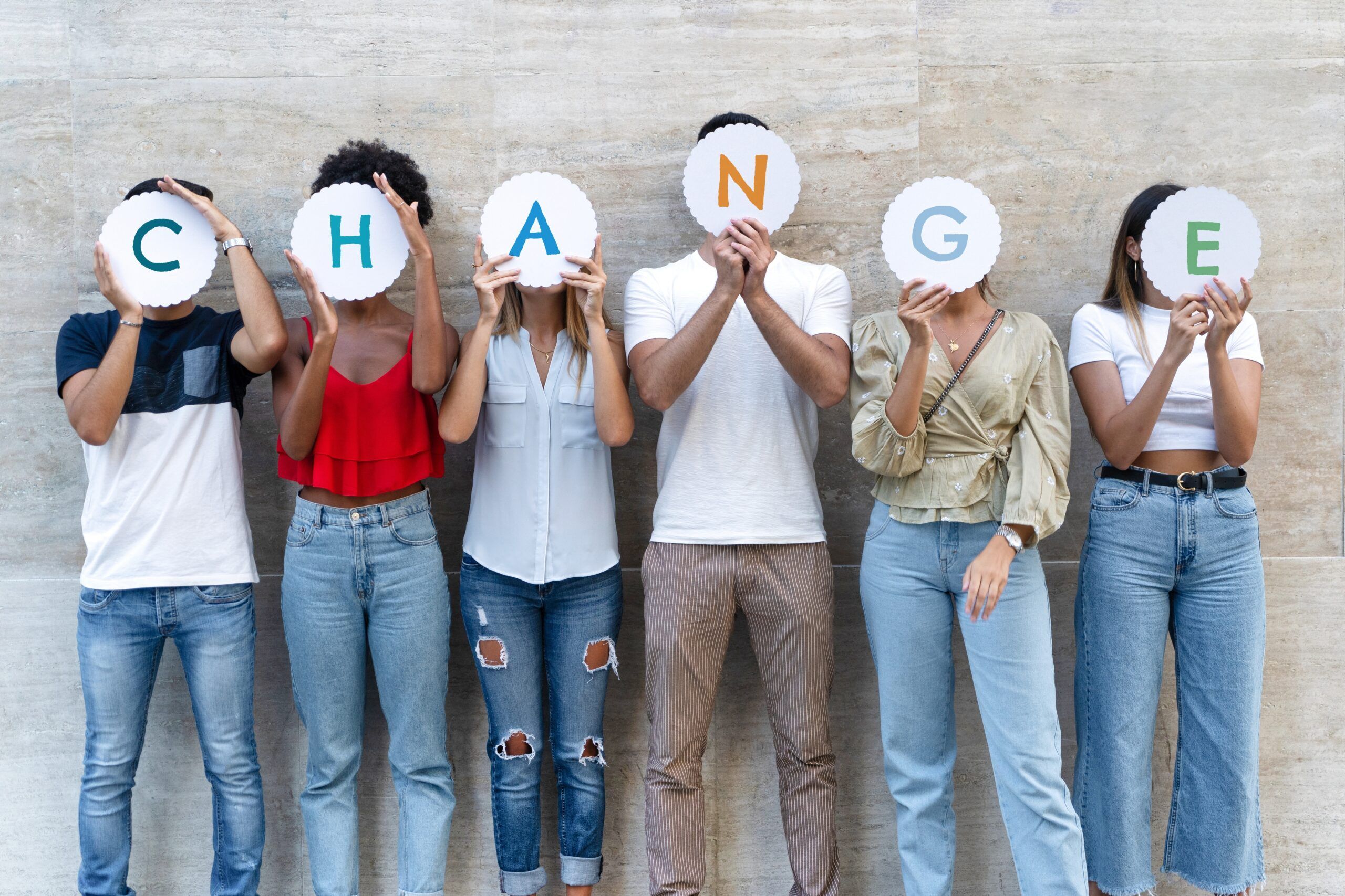 A group of young people advocating for social change.