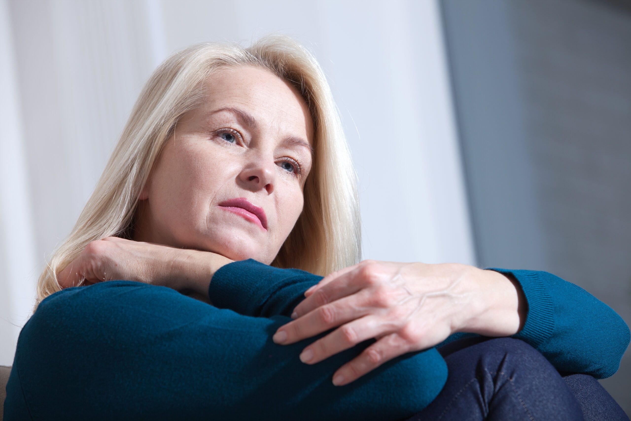 A woman afraid to ask for help in a time of need.