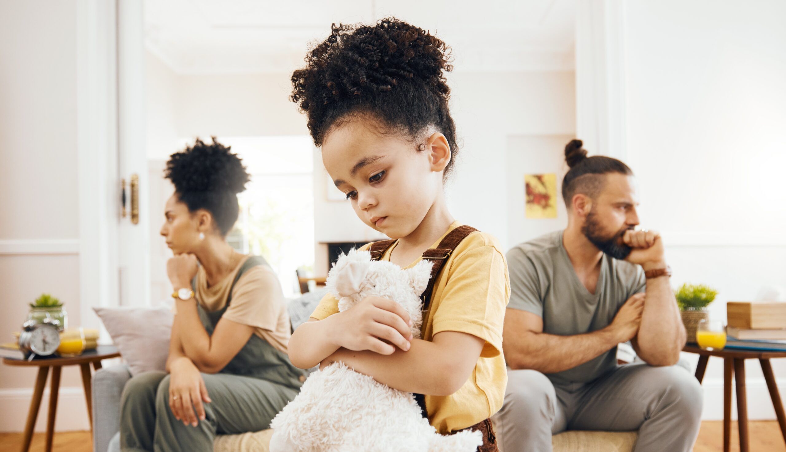 A little girl being raised in a chaotic home.