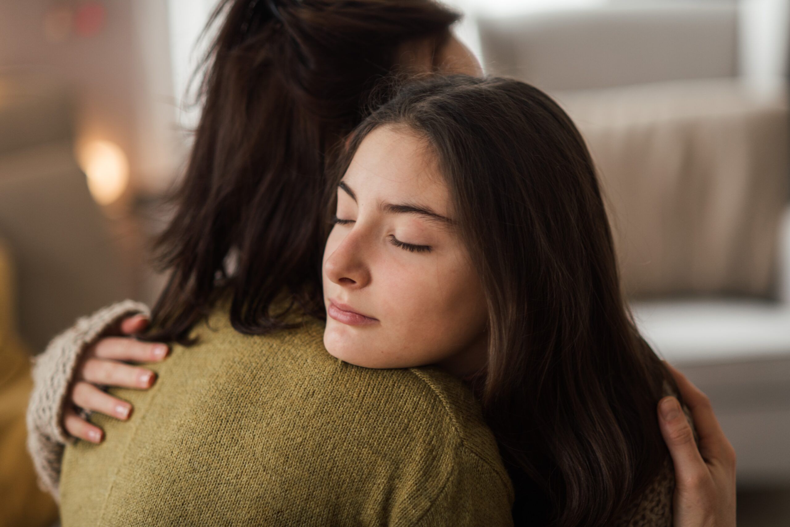 A woman helping her friend through a hard time.