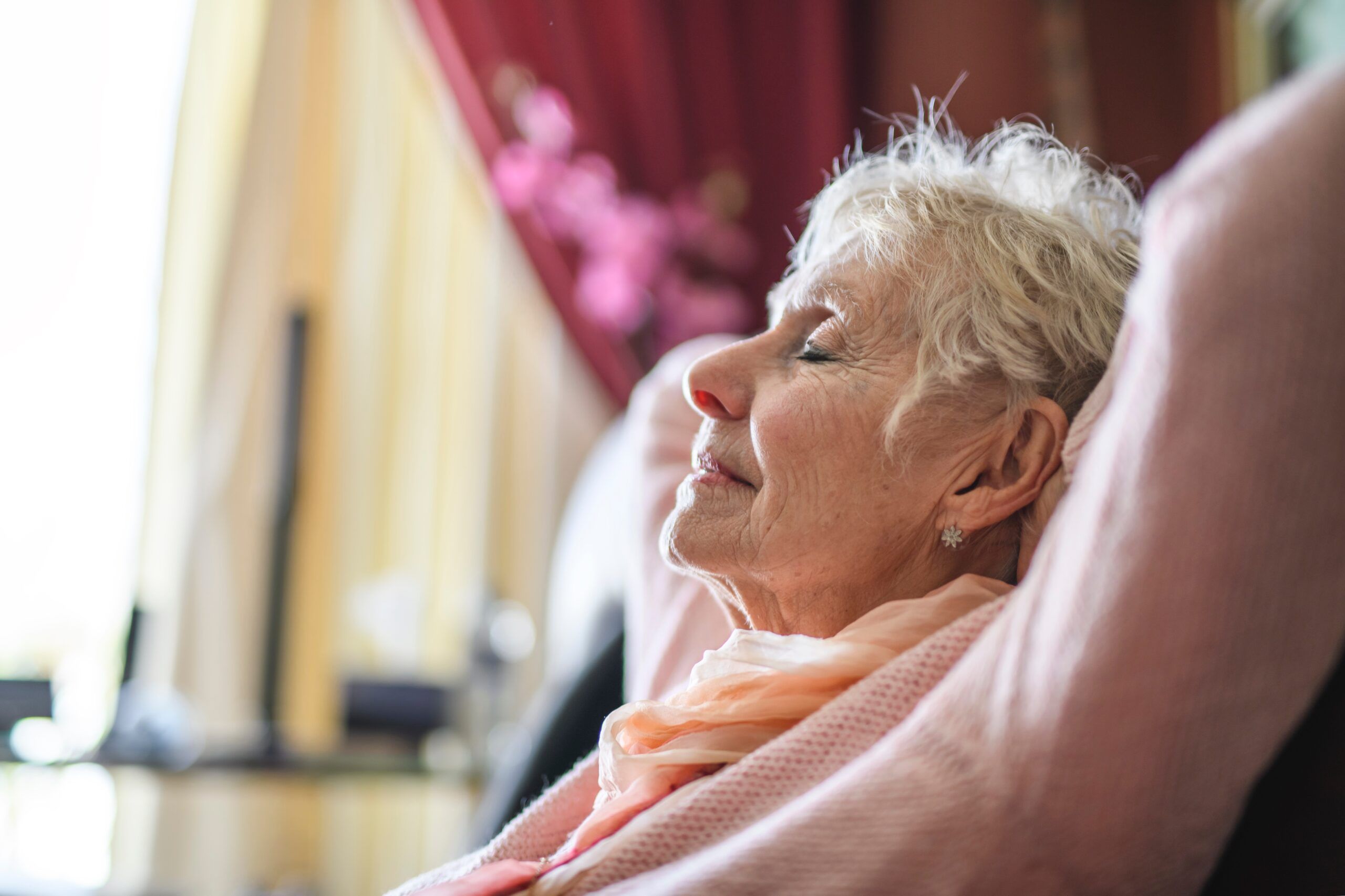 A 70-year-old woman who finally understands the difference between being happy and being busy.