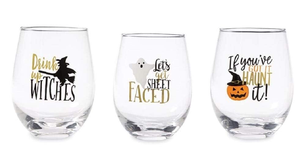 Prep For Halloween With These Jack O’Lantern Wine Glasses Because October’s Coming