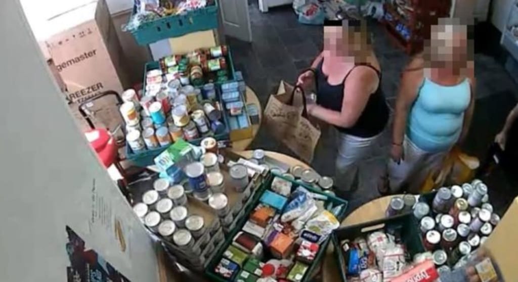 Women Banned From Food Bank After They Were Caught Filling Bag Six Times In One Day