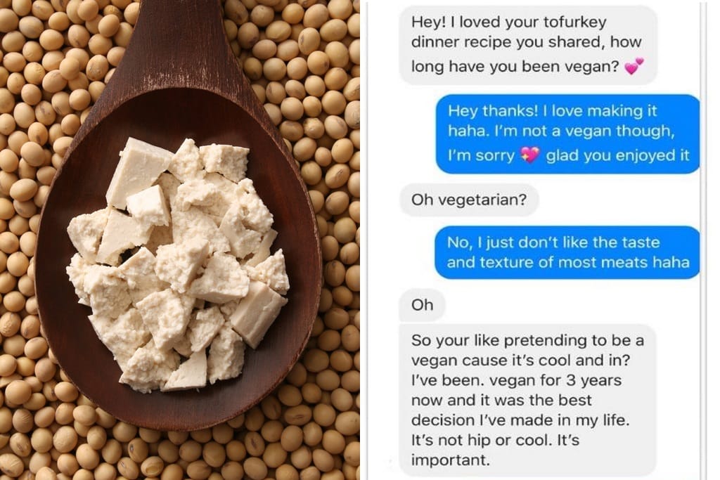 Vegan Accuses Non-Vegan Of “Appropriation” For Eating Tofu