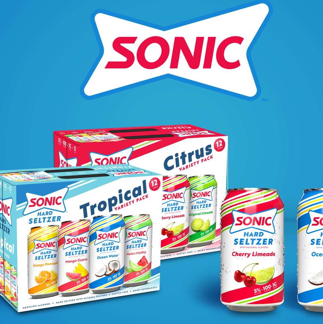 Sonic Is Releasing Hard Seltzer With Flavors Inspired By Their Infamous Slush