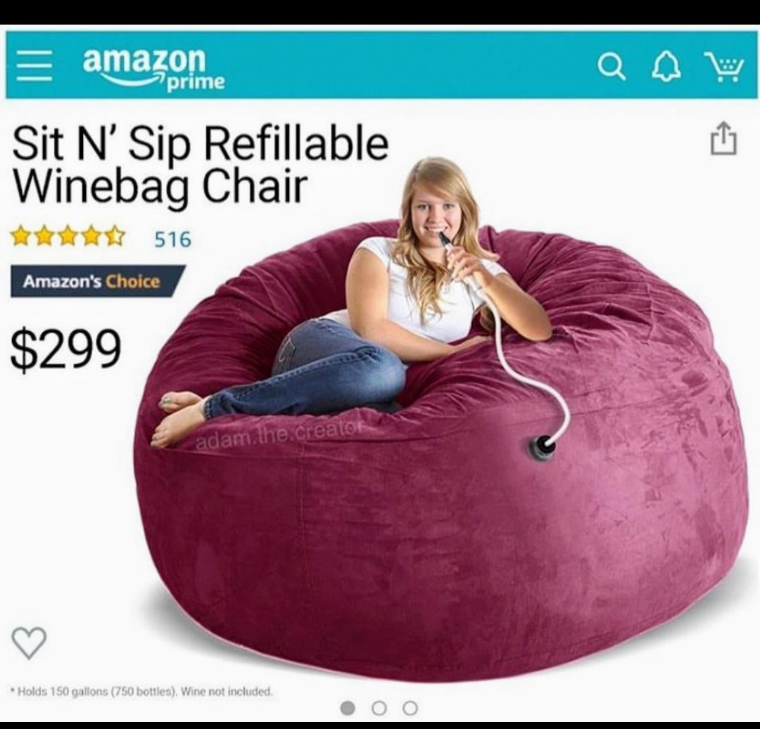 The Sit N’ Sip Chair Could Hold 750 Bottles Of Wine… If It Was Real