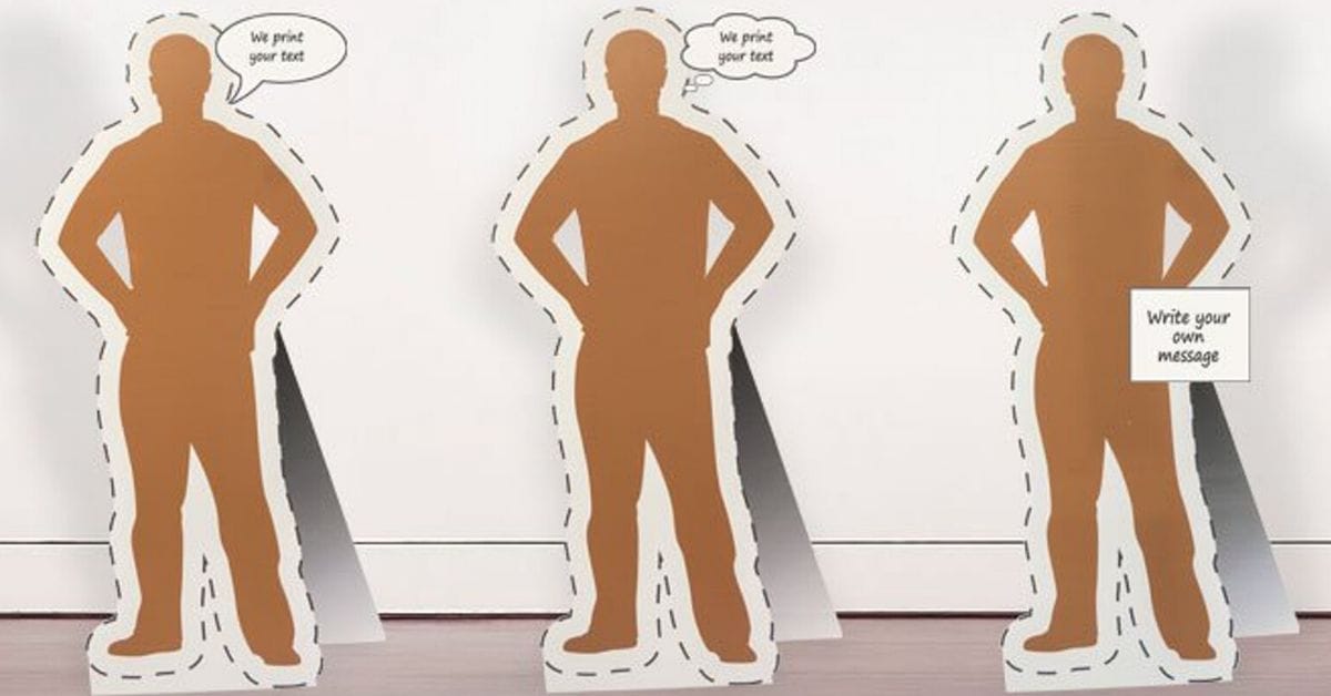 You Can Buy A Life-Sized Cardboard Cutout Of Your Best Friend So You Can Hang Out 24/7
