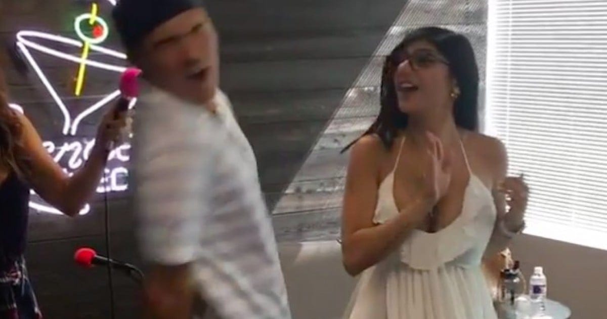Sports Presenter Shares Video Of Mia Khalifa Slapping Him Right In The Face