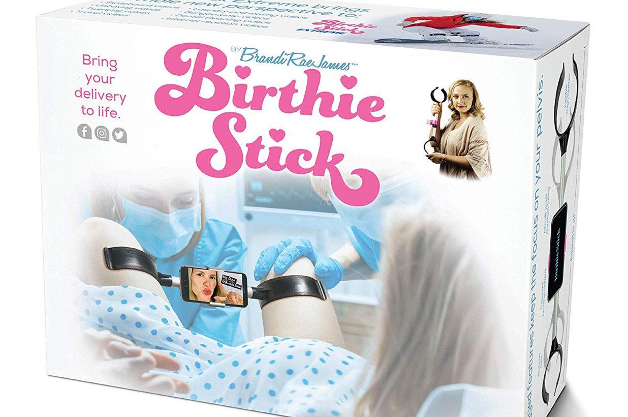 The Birthie Stick Will Let Moms Take The Perfect Selfie During Labor