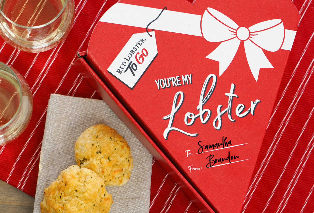 Red Lobster Is Selling Cheddar Bay Biscuits In Heart-Shaped Boxes For Valentine’s Day