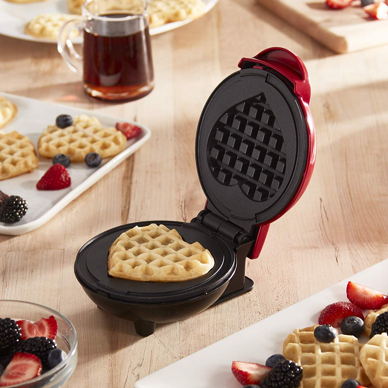 This Heart-Shaped Waffle Maker Is The Ultimate Self-Care Accessory