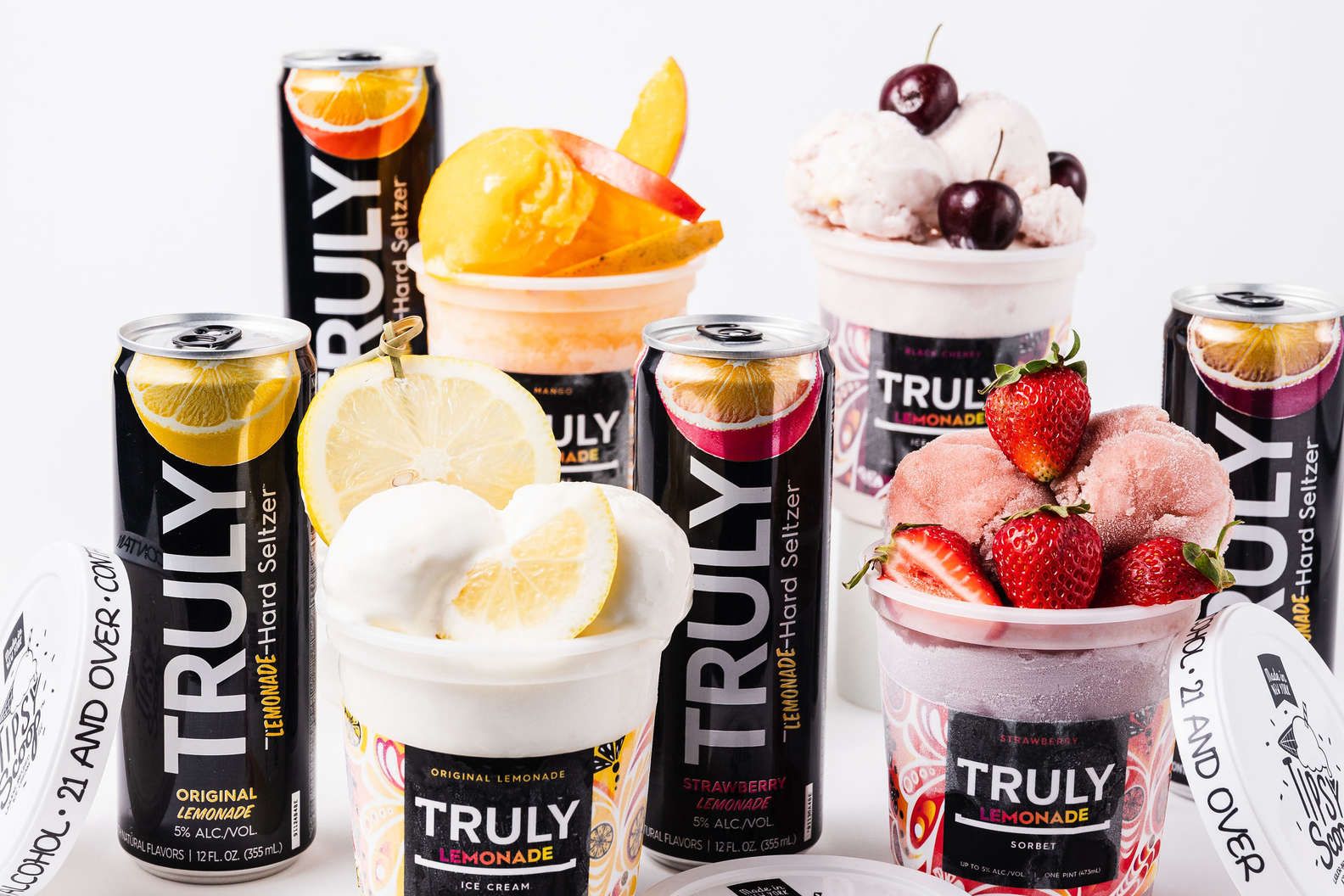 Truly And Tipsy Scoop Teamed Up For A Line Of Hard Seltzer Ice Cream