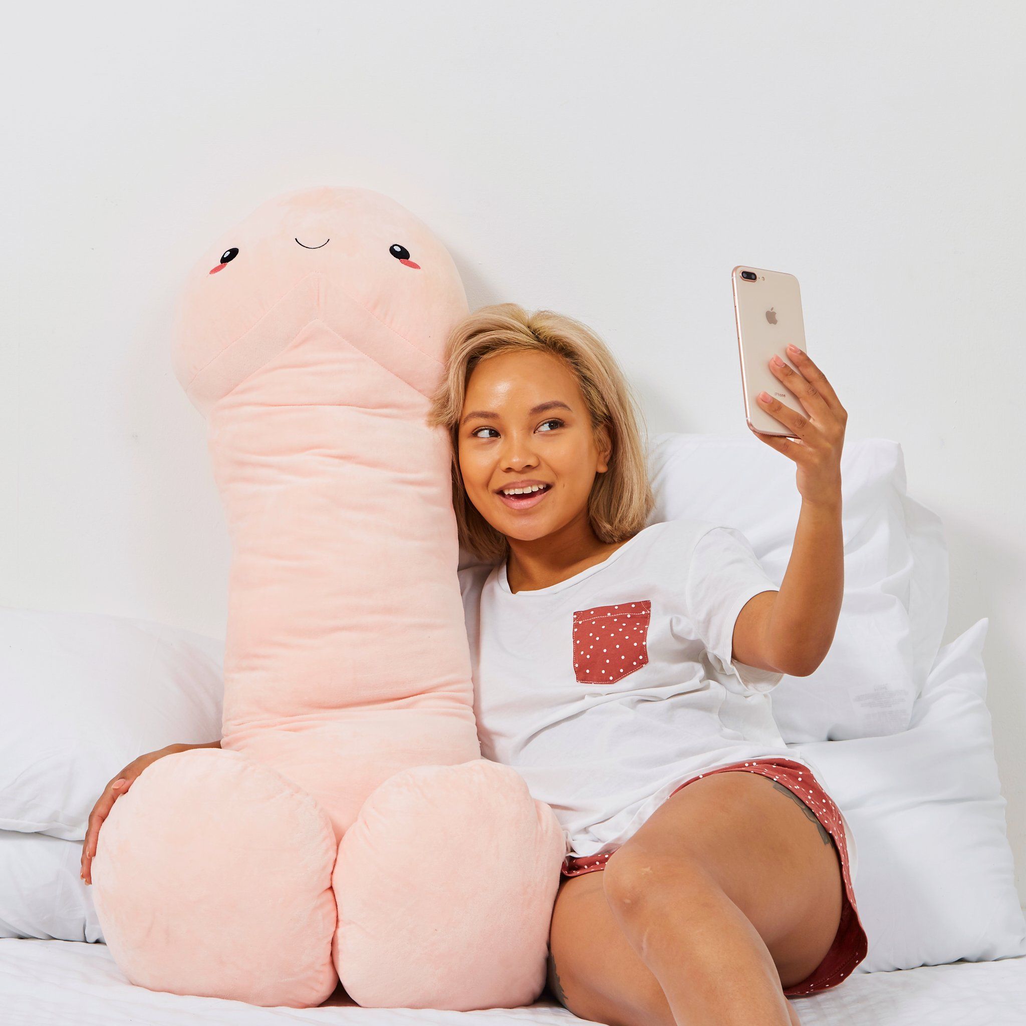 Jumbo Pierre The Willy Pillow Is Now Available In 2 Different Skin Tones For All Your Cuddling Needs