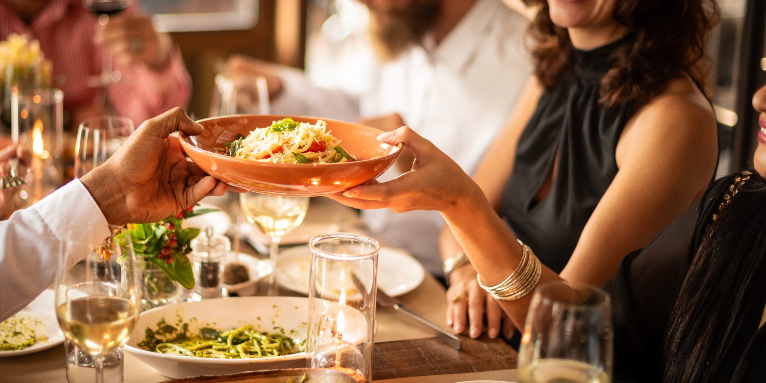 How someone behaves with shared food at a restaurant often reveals these 9 things about the environment they grew up in