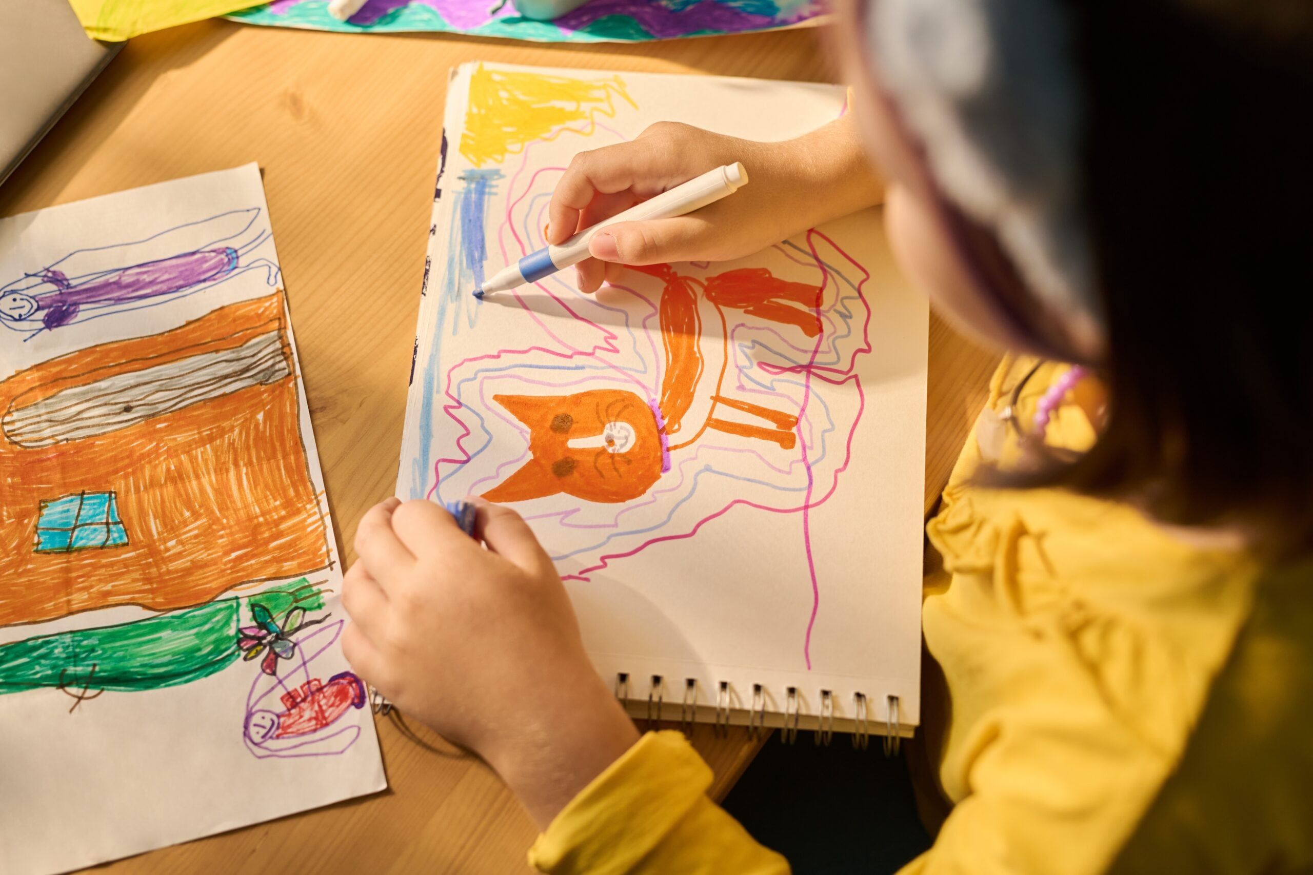 Kids who spend more time drawing than scrolling often develop these 10 abilities years later