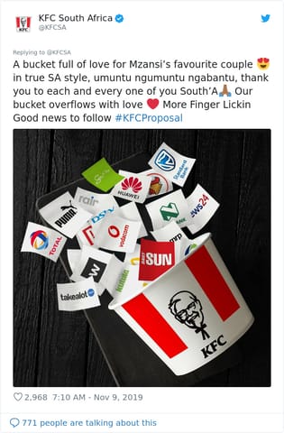 kfc proposal