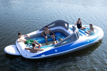 Want To Feel Rich? You Need This Life-Size Inflatable Speedboat