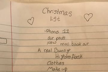 10-Year-Old’s Christmas List Has Her Dad In Fits Of Laughter