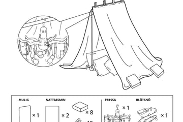 IKEA Shares 6 Furniture Fort Tutorials You Can Build During Lockdown