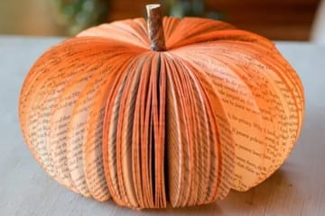 Book Pumpkins Are The Adorable Accessory Trend Your House Needs This Fall