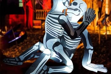 This Inflatable Skeleton Couple Is Bringing ‘Suggestive’ And ‘Vulgar’ Vibes To Halloween