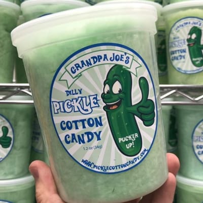 Dill Pickle Cotton Candy Is Here To Change The Snacking Game