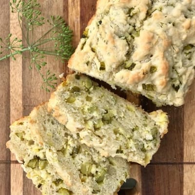Dill Pickle Bread Is The Savory Snack That's Not For The Weak Of Heart