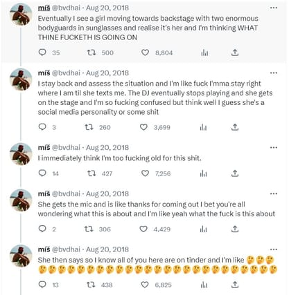 bvdhai tweets about tinder date