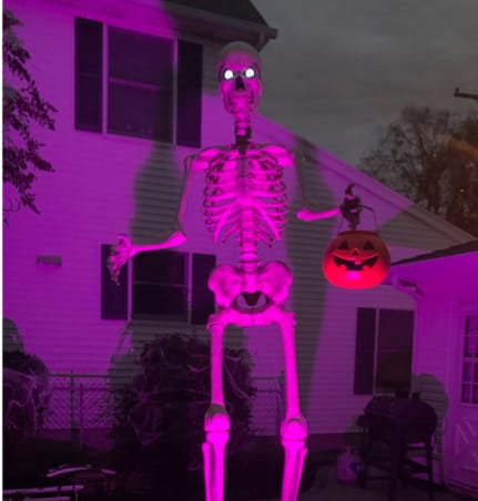 Home Depot Is Selling A 12-Foot Tall Skeleton For Halloween And It’s Awesome