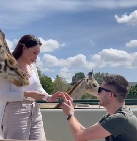 Woman Left In Neck Brace After Boyfriend’s Safari Park Proposal Goes Seriously Wrong