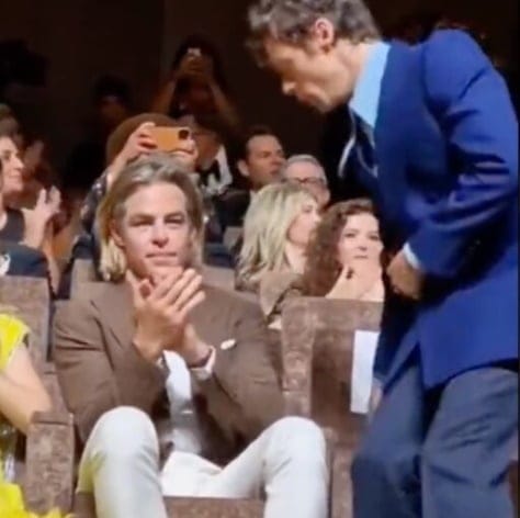 Did Harry Styles Actually Spit On Chris Pine Or What?