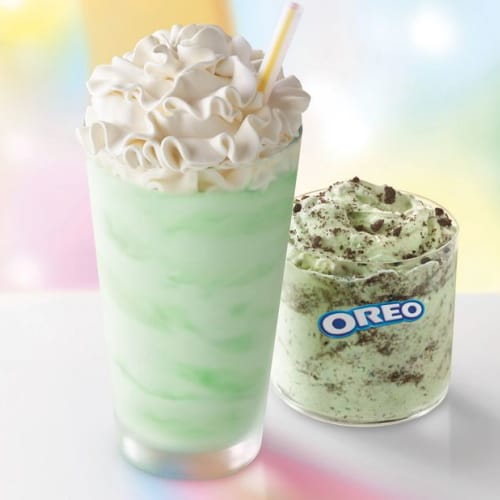 McDonald’s Is Selling An Oreo Shamrock McFlurry In Addition To The Classic Shake This Year