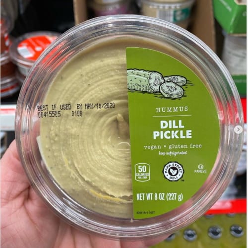Aldi Is Selling Dill Pickle Hummus And Snacking Has Never Been So Good