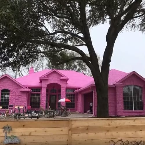 Man’s Bright Pink Dream House Is Seriously Upsetting His Neighbors