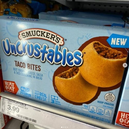 Uncrustables Has Gone Savory With Taco And BBQ Chicken Bites For The Tastiest, Easiest Lunch
