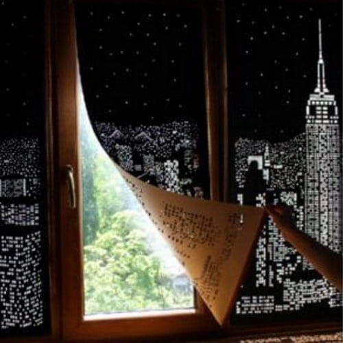 These Blackout Curtains Turn Your Windows Into Beautiful City Skylines