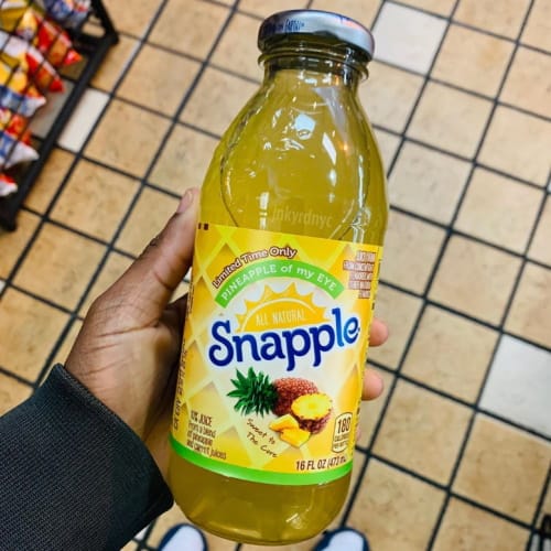 Snapple Has A New Pineapple Flavor That Tastes Like A Tropical Vacation In A Bottle