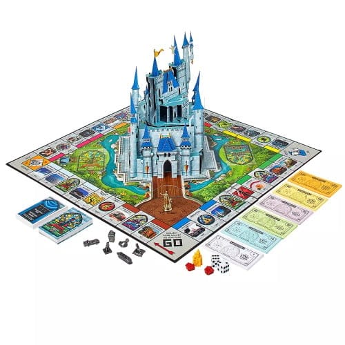 The Disney Theme Parks Monopoly Has A 3-D Fantasyland Castle